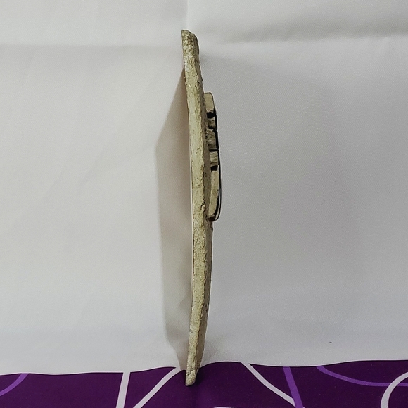 Chris Paschke Original Artwork Stone-Like Wall Plaque with "Love" Calligraphy - Picture 9 of 12